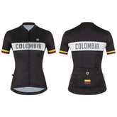 Jersey Ciclismo M/C Mujer GW Colombia Escaladores Negro
